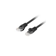 Patchcord Lanberg U/UTP PCU6-10CU-0150-BK - 1,5 m, kat. 6, Czarny