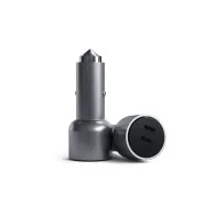 Ładowarka samochodowa Satechi Dual 40W ST-U2C40CCM - 2x USB-C, Szara