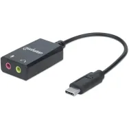 Karta dźwiękowa zewnętrzna USB-C Manhattan 153317 - USB-C 2.0 | Sklep ITnes.pl - IT for BUSINESS