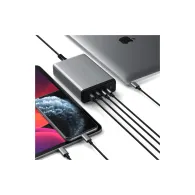 Ładowarka sieciowa Satechi Desktop 108W Pro ST-TC108WM - 2x USB-C PD 90W|18W, 2X USB-A 12W, Szara