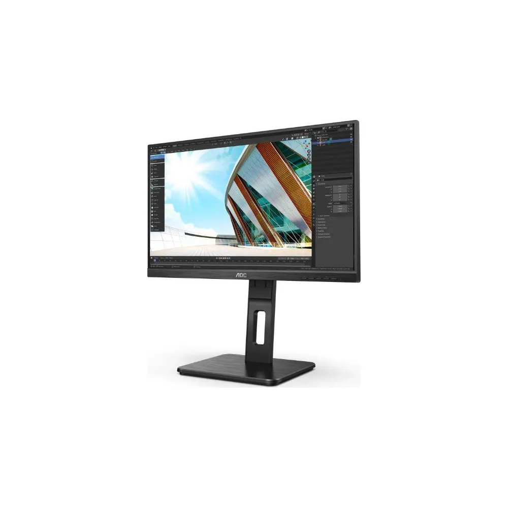 Monitor AOC 27P2Q - 27"/1920x1080 (Full HD)/75Hz/IPS/4 ms/pivot/Czarny - zdjęcie