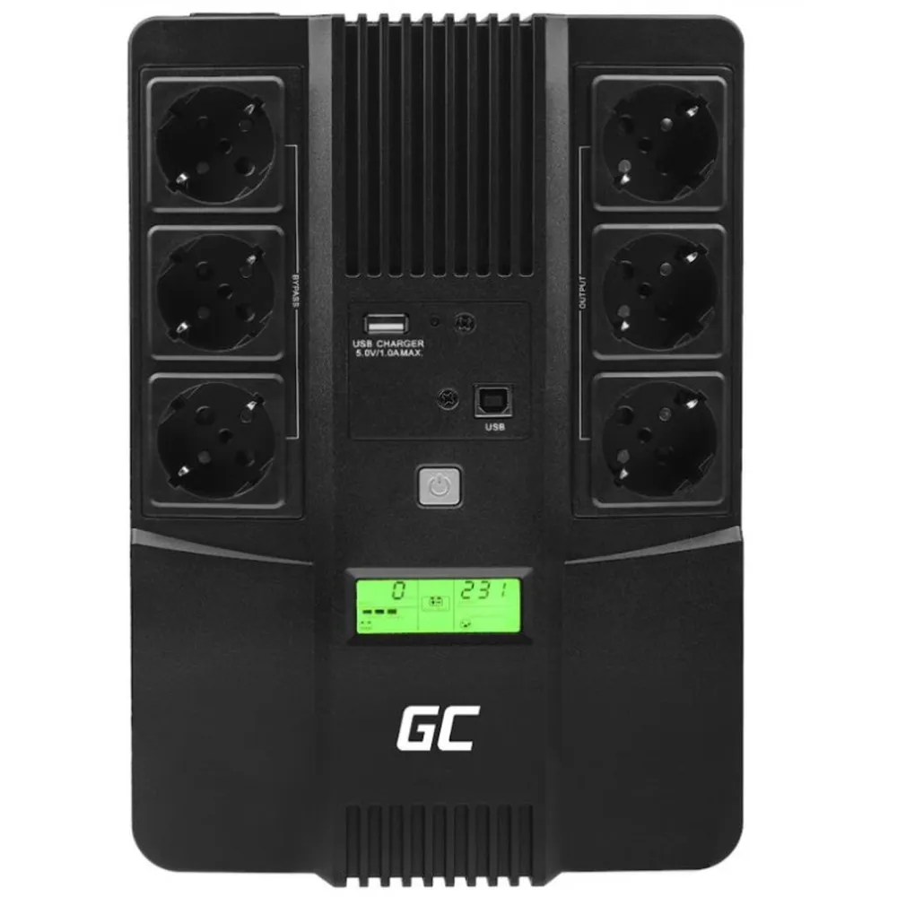 Zasilacz awaryjny Green Cell UPS07, 800VA, 480W | Sklep ITnes.pl, IT for BUSINESS