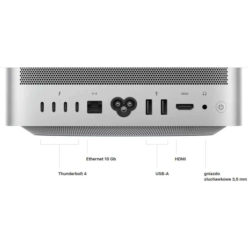 Zdjęcie produktu Komputer Apple Mac Studio 2023 MQH63ZE/A - Mini Desktop/Apple M2 Ultra/RAM 64GB/SSD 1TB/Wi-Fi/macOS/1 rok Carry-in