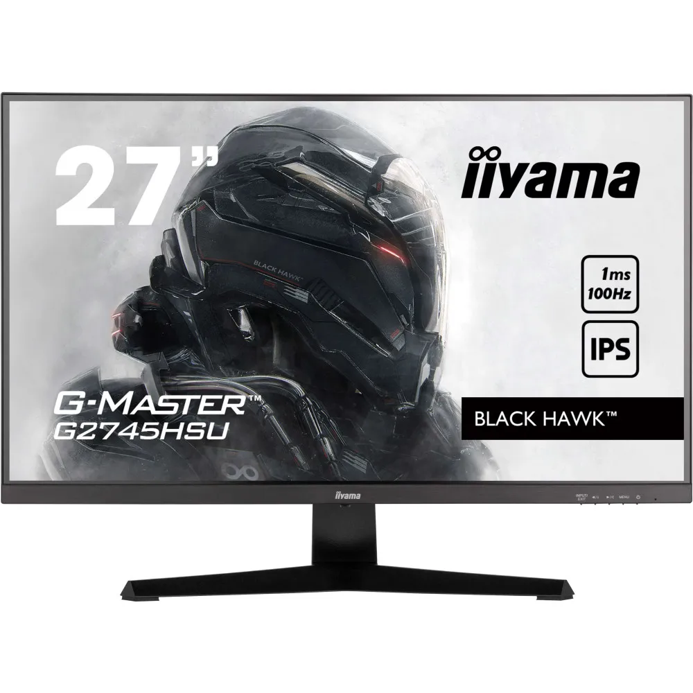 Monitor iiyama G-MASTER G2745HSU-B2, 27", 1920x1080 (FHD), 100Hz, IPS, 1 ms, Czarny | Sklep ITnes.pl, IT for BUSINESS