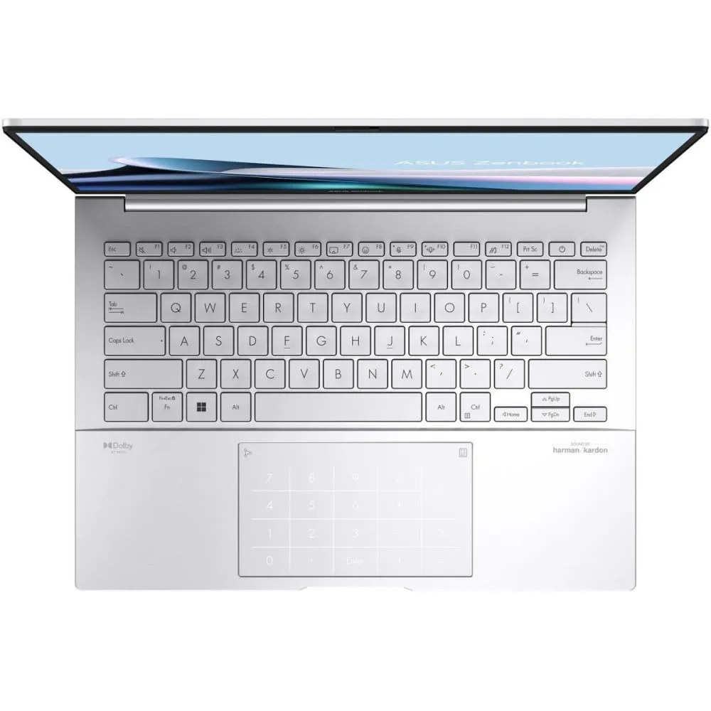 Laptop ASUS ZenBook 14 OLED UX3405 UX3405CA-PZ085W 90NB14W4-M002V0 - Core Ultra 5 225H/14" WQXGA+ OLED HDR/RAM 16GB/512GB/Srebrny/Win 11 Home/2CI - zdjęcie