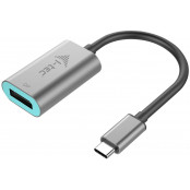 Adapter i-tec USB-C ,  Display Port C31METALDP60HZ - Kolor srebrny - zdjęcie 3