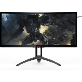 Monitor AOC AG352UCG6 - 35"/3440x1440 (UWQHD)/120Hz/21:9/zakrzywiony/MVA/G-Sync/4 ms/Czarny