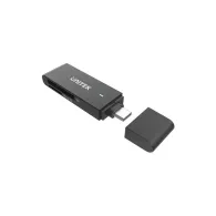 Czytnik kart Unitek USB-C microSD i SD Y-9328 - Czarny