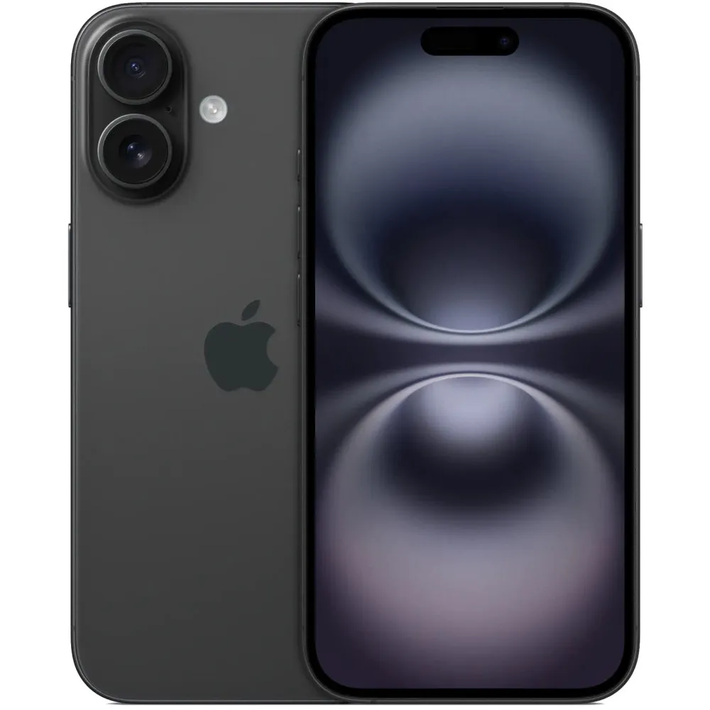 Smartfon Apple iPhone 16 MYEK3HX/A, A18, 6,1" 2556x1179, 512GB, 8GB, 5G, Czarny, Aparat 48+12Mpix, iOS, 1 rok Carry-in | Sklep I