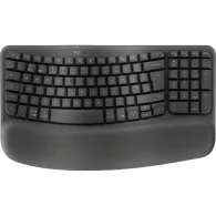 Klawiatura ergonomiczna Logitech Wave Keys for Business 920-012334 - Czarna