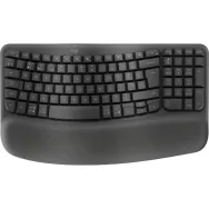 Klawiatura ergonomiczna Logitech Wave Keys for Business 920-012334 - Czarna