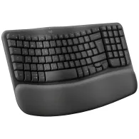 Klawiatura ergonomiczna Logitech Wave Keys for Business 920-012334 - Czarna