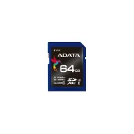 Karta pamięci ADATA SDXC PremierPro 64GB UHS-I U3 V30 100/80 MB/s ASDX64GUI3V30S-R - Niebieska, Czarna | Sklep ITnes.pl - IT for