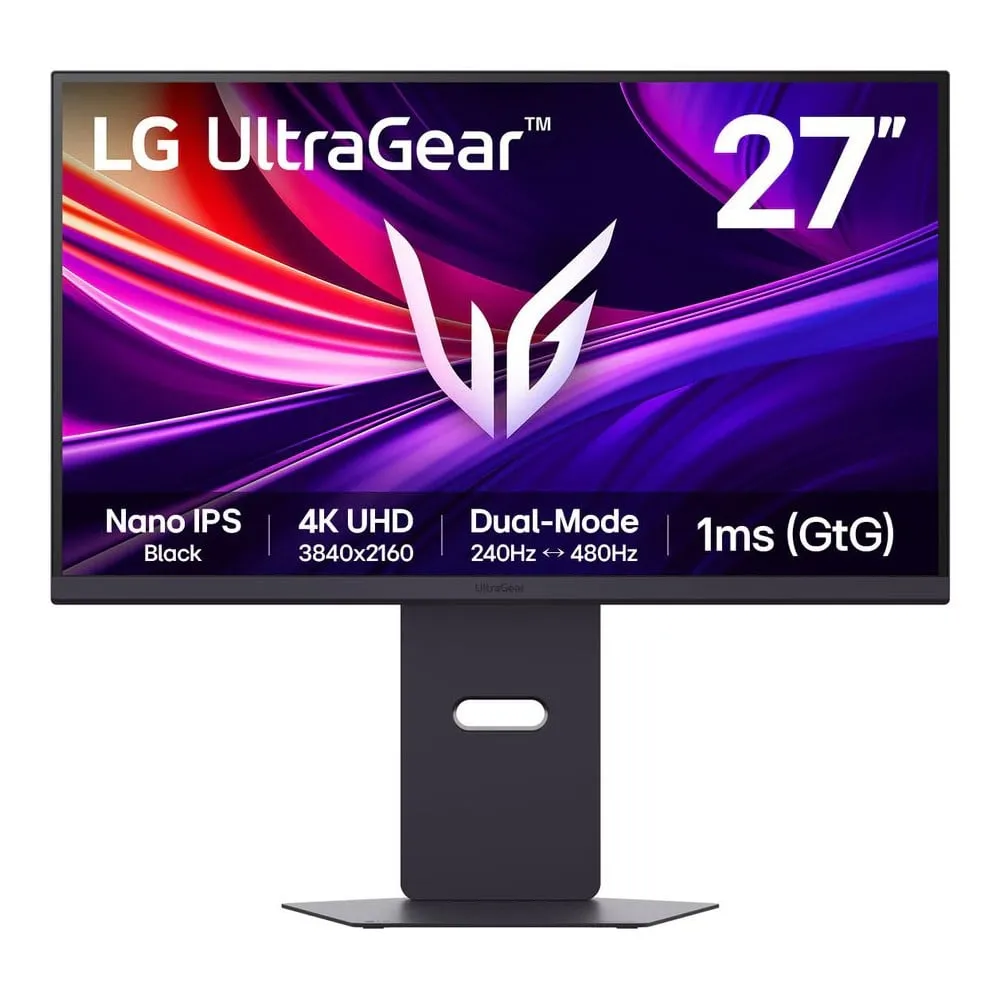 Monitor LG UltraGear 27G850A-B - 27"/3840x2160 (4K)/IPS/FreeSync/1 ms/pivot/Czarny - zdjęcie