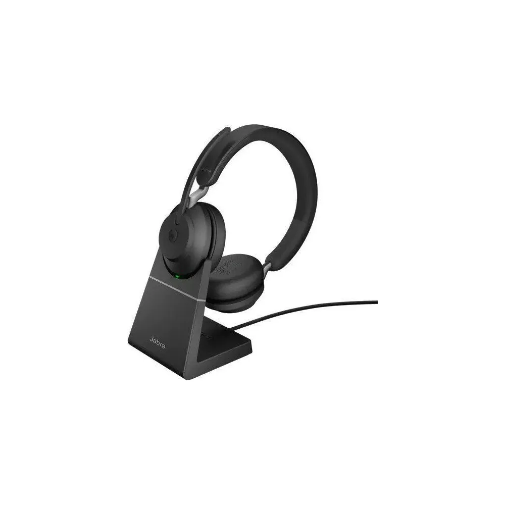 Zestaw słuchawkowy Jabra Evolve2 65 Stand Link380c MS Stereo 26599-999-889 - Czarny | Sklep ITnes.pl - IT for BUSINESS