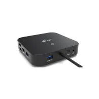 Stacja dokująca i-tec USB-C HDMI DP Docking Station Power Delivery (bez zasilacza) C31HDMIDPDOCKPD, Czarna | Sklep ITnes.pl, IT 