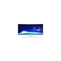 Monitor Philips 349X7FJEW/00, 34", 3440x1440 (UWQHD), 60Hz, 21:9, zakrzywiony, VA, FreeSync, 4 ms, Biało-Srebrny | Sklep ITnes.pl, IT for BUSINESS