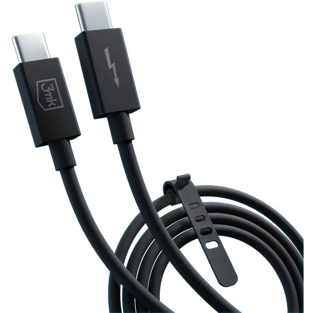 Kabel 3mk Hyper Thunderbolt 4 5903108515139, 240W, 1 m, Czarny | Sklep ITnes.pl, IT for BUSINESS