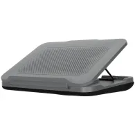 Podstawka chłodząca Targus 18" Dual Fan Chill Mat with Adjustable Stand AWE90GL - Dwa wentylatory, Szara, Czarna