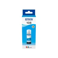 Butelka z tuszem Epson 108 EcoTank Cyan C13T09C24A - Oryginał, 7200 stron