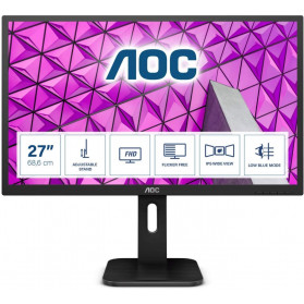 Monitor AOC 27P1 - 27,0", 1920x1080 (Full HD), 60Hz, IPS, 5 ms, pivot, Czarny