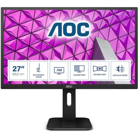 Monitor AOC 27P1 - 27"/1920x1080 (Full HD)/60Hz/IPS/5 ms/pivot/Czarny