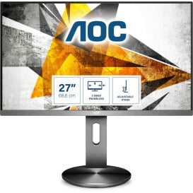 Monitor AOC I2790PQU/BT - 27"/1920x1080 (Full HD)/60Hz/IPS/4 ms/pivot/Srebrny