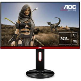 Monitor AOC G2590FX - 24,5"/1920x1080 (Full HD)/144Hz/TN/G-Sync/1 ms/Czarno-czerwony