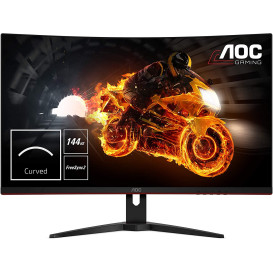 Monitor AOC CQ32G1 - 32"/2560x1440 (QHD)/144Hz/zakrzywiony/VA/FreeSync/1 ms/Czarny