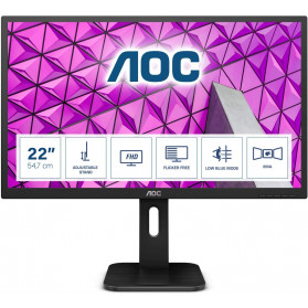 Monitor AOC 22P1 - 21,5", 1920x1080 (Full HD), 60Hz, MVA, 5 ms, pivot, Czarny
