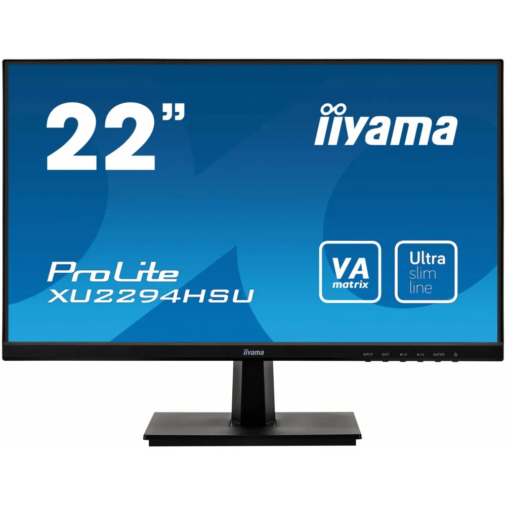 Monitor iiyama ProLite XU2292HS-B1, 21,5", 1920x1080 (FHD), 75Hz, IPS, 4 ms, Czarny | Sklep ITnes.pl, IT for BUSINESS
