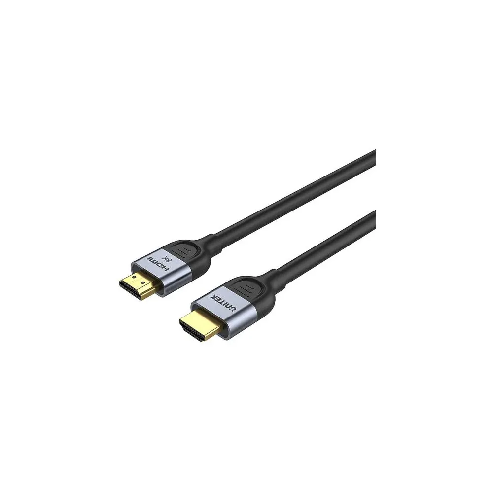 Kabel Unitek HDMI 2.1 8K 60Hz C11086GY01-2M, 2 m, Czary | Sklep ITnes.pl, IT for BUSINESS