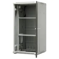 Szafa rack 19" 24U Emiter EM/SH05D-6624, 600 x 600 x 1180mm, drzwi przód blacha-szkło | Sklep ITnes.pl, IT for BUSINESS