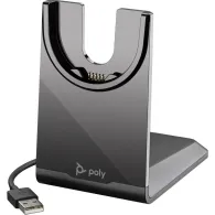 Słuchawki bezprzewodowe nauszne Poly Voyager Focus 2 USB-A with charge stand Headset 77Y86AA