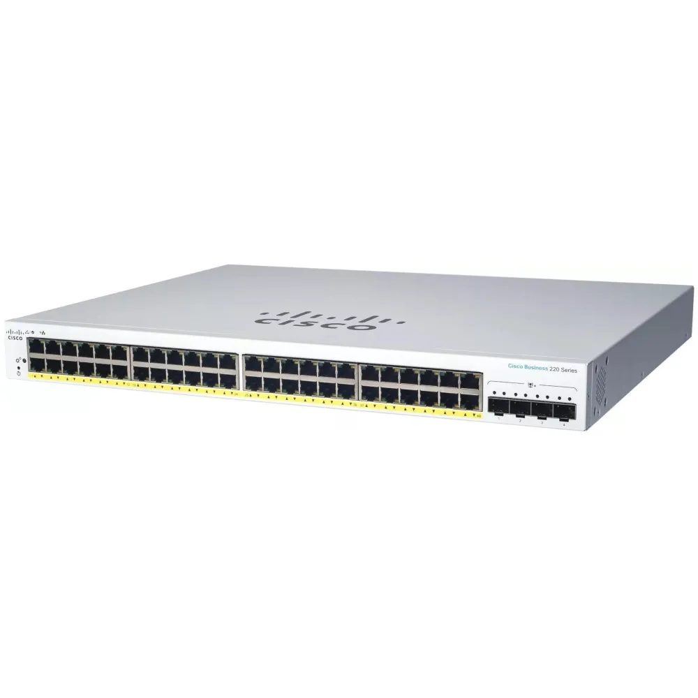 Switch zarządzalny Cisco CBS220-48T-4X-EU, 48x 100|1000Mbps, 4x 10Gbps SFP+ | Sklep ITnes.pl, IT for BUSINESS