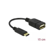Adapter Delock 65579 USB-C 2.0 do USB-A 2.0, 15 cm | Sklep ITnes.pl, IT for BUSINESS