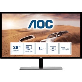 Monitor AOC U2879VF - 28"/3840x2160 (4K)/60Hz/TN/FreeSync/1 ms/Czarno-srebrny