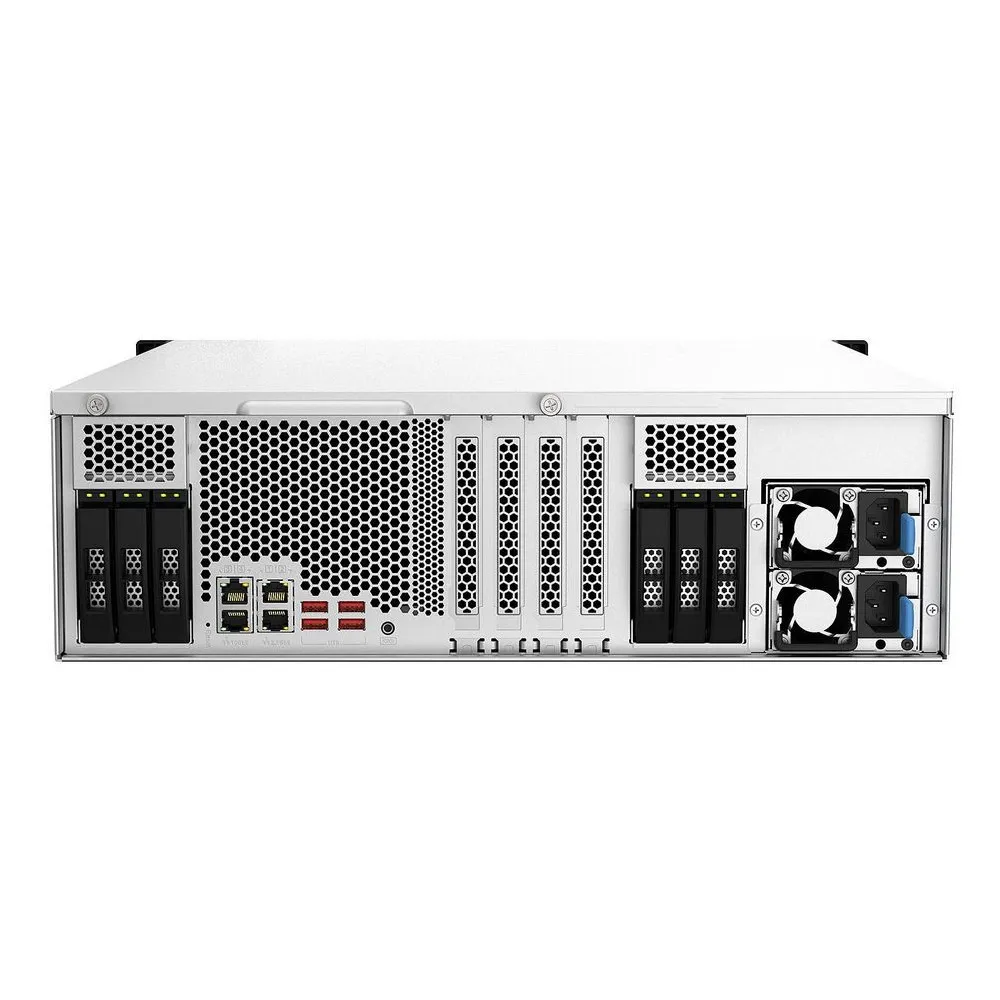 Serwer NAS QNAP Rack TS-H2287XU-RP-E2378-PAX - Rack (3U)/Intel Xeon E-2378/64 GB RAM/288 TB/22 wnęk/3 lata Carry-in