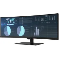 Monitor Lenovo ThinkVision P44w-10 61D9RAT1EU, 43,4", 3840x1200, 144Hz, 32:10, zakrzywiony, VA, FreeSync, HDR, 4 ms, USB-C, Czarny | Sklep ITnes.pl, IT for BUSINESS