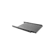Lanberg WYSUWANA PÓŁKA DO SZAF 19" 1000MM CZARNA (1U/465X750MM UDŹWIG DO 15KG, MONTAŻ 4 PUNKTOWY) - AK-1011-B | Sklep ITnes.pl -