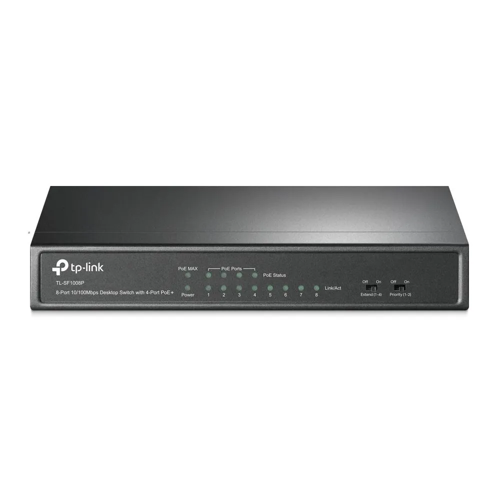 Switch niezarządzalny TP-Link TL-SF1008P, 8x 10|100Mbps, 4xPoE 66W | Sklep ITnes.pl, IT for BUSINESS