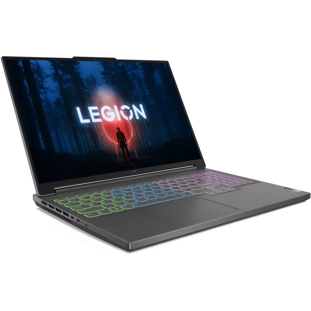 Zdjęcie produktu Laptop Lenovo Legion Slim 5 16APH8 82Y900B0PB - Ryzen 5 7640HS/16" WQXGA IPS HDR/RAM 16GB/1TB/GF RTX 4060/Szary/Win 11 Home/2Premium Care
