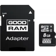 Karta GoodRam 8 GB - Class 4, Czarna - M40A-0080R11 | Sklep ITnes.pl - IT for BUSINESS