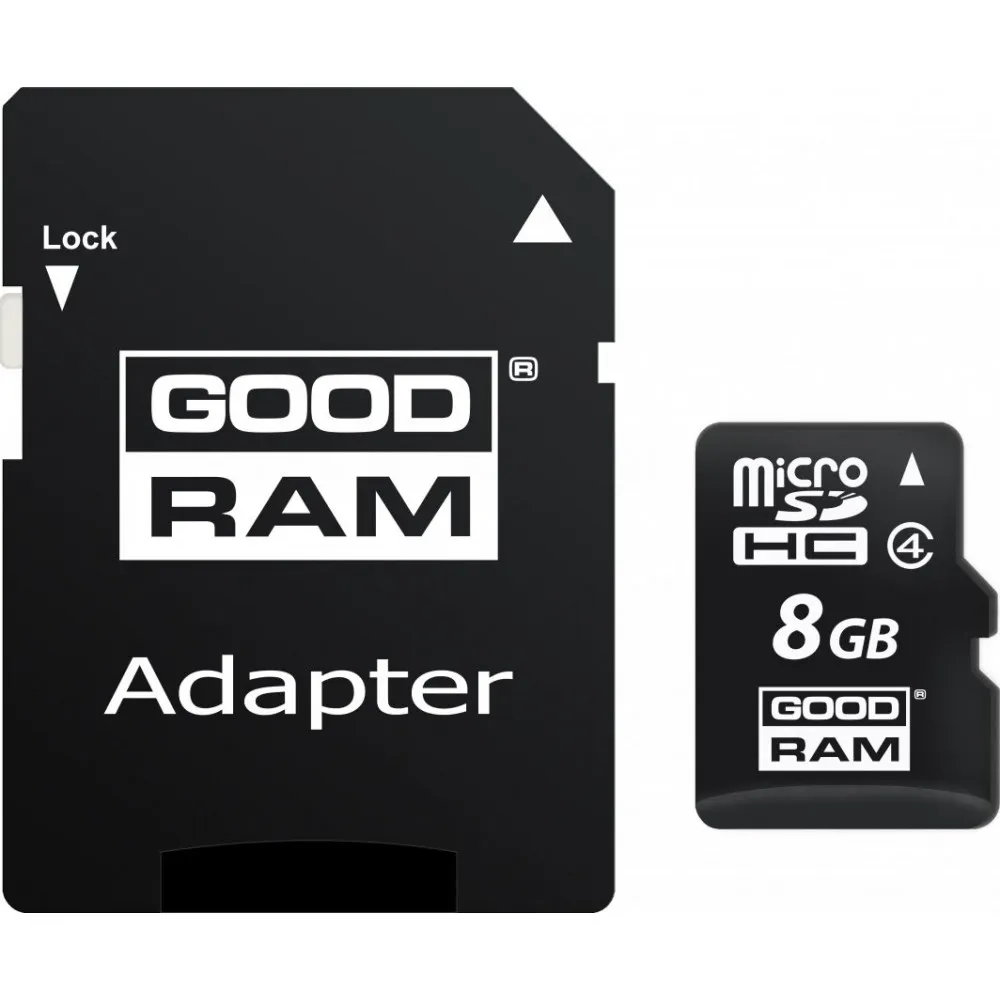 Karta GoodRam 8 GB - Class 4, Czarna - M40A-0080R11 | Sklep ITnes.pl - IT for BUSINESS