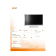 Monitor AG Neovo MX-24, 23,5", 1920x1080 (FHD), 75Hz, VA, 3 ms, Białe | Sklep ITnes.pl, IT for BUSINESS