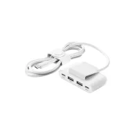Hub USB-C Belkin BUZ001BT2MWHB7 - 4 porty, Biały