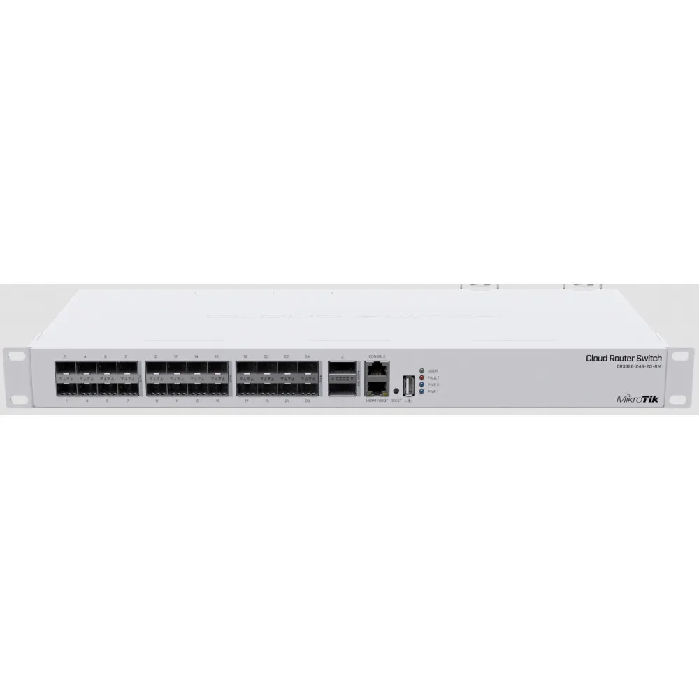 Switch zarządzalny MikroTik CRS326-24S+2Q+RM, 24x 10GbE SFP+, 2x 40GbE QSFP+ | Sklep ITnes.pl, IT for BUSINESS