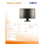 Monitor NEC MultiSync E223W black 60003334 - zdjęcie poglądowe 7