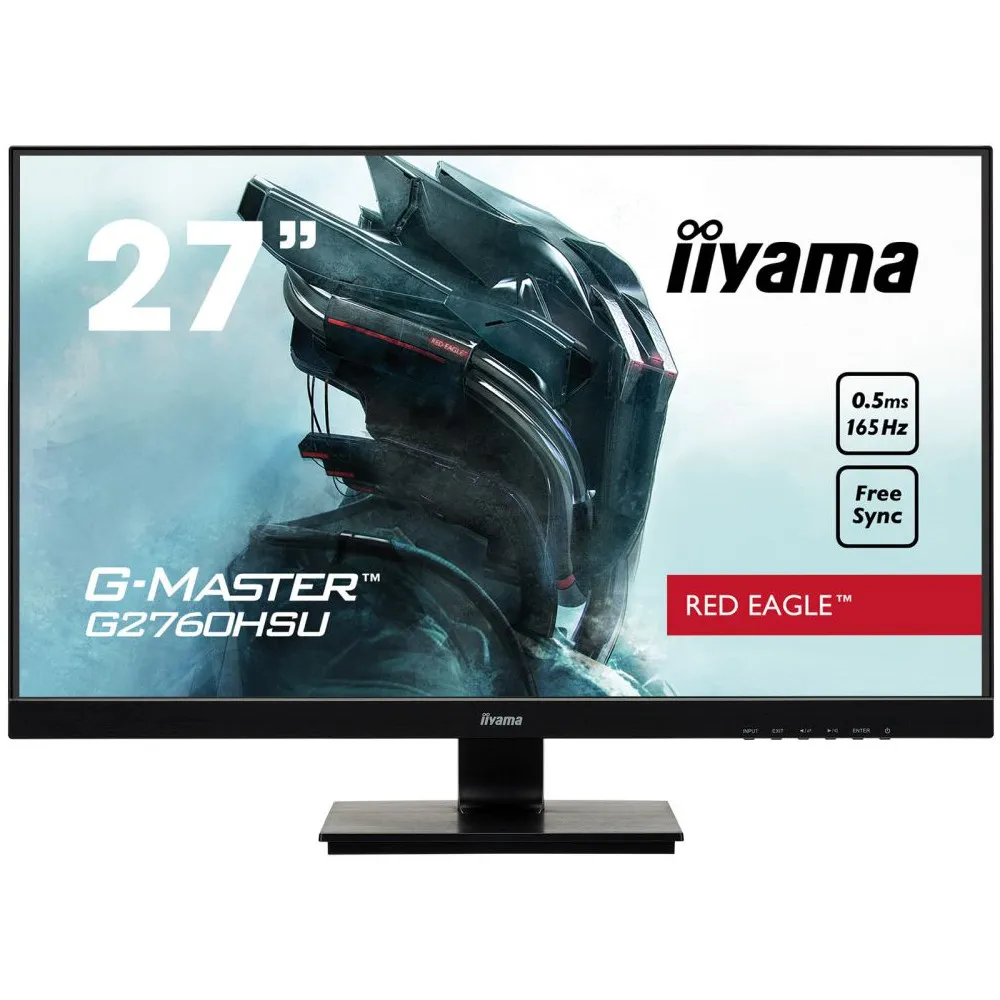 Zdjęcie produktu Monitor iiyama G-MASTER G2760HSU-B3 - 27"/1920x1080 (Full HD)/165Hz/TN/FreeSync/HDR/0,5 ms/Czarny