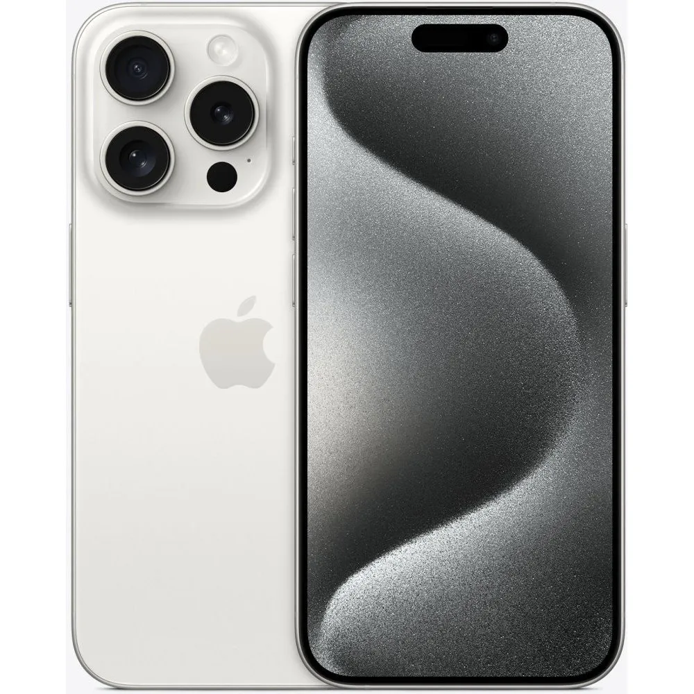 Smartfon Apple iPhone 15 Pro MTVD3HX/A, A17 Pro, 6,1" 2556x1179, 1TB, 8GB, 5G, Biały, Aparat 48+12Mpix, iOS, 1 rok Carry-in | Sk Smartfon Apple iPhone 15 Pro MTVD3HX/A, A17 Pro, 6,1" 2556x1179, 1TB, 8GB, 5G, Biały, Aparat 48+12Mpix, iOS, 1 rok Carry-in | Sk